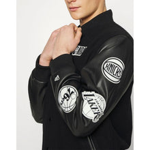 Load image into Gallery viewer, Mens NBA Multi Team Patch Varsity Jacket
