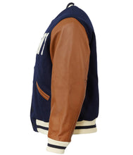 Load image into Gallery viewer, Unisex Glamorous  Blue and Brown Jacket
