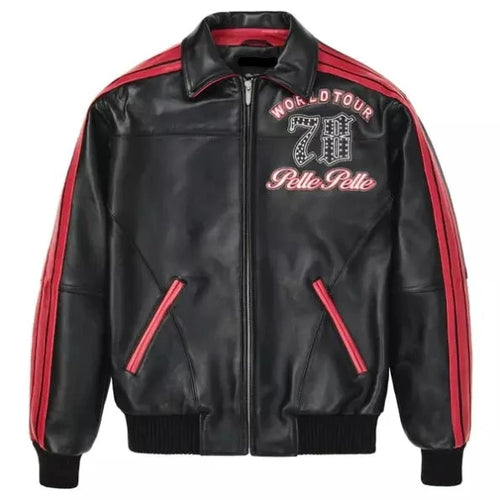 Pelle Pelle World Tour Black & Red Jacket