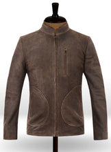Load image into Gallery viewer, Dwayne Johnson Rampage Brown Leather Jacket
