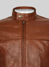 Load image into Gallery viewer, Red Hood Jason Todd Tan Brown Leather Jacket
