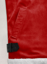Load image into Gallery viewer, Ryan Reynolds Spirited Red Leather Jacket
