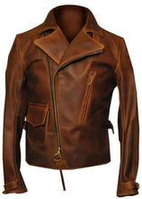 Load image into Gallery viewer, Captain America Steve Rogers Leather Jacket
