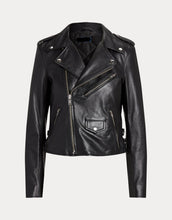 Load image into Gallery viewer, Women&#39;s Sheepskin Leather Moto Jacket
