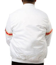 Load image into Gallery viewer, Starter San Francisco 49ers White Bomber Jacket

