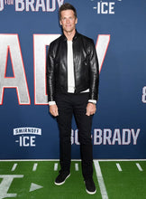 Load image into Gallery viewer, Tom Brady Black Leather jacket
