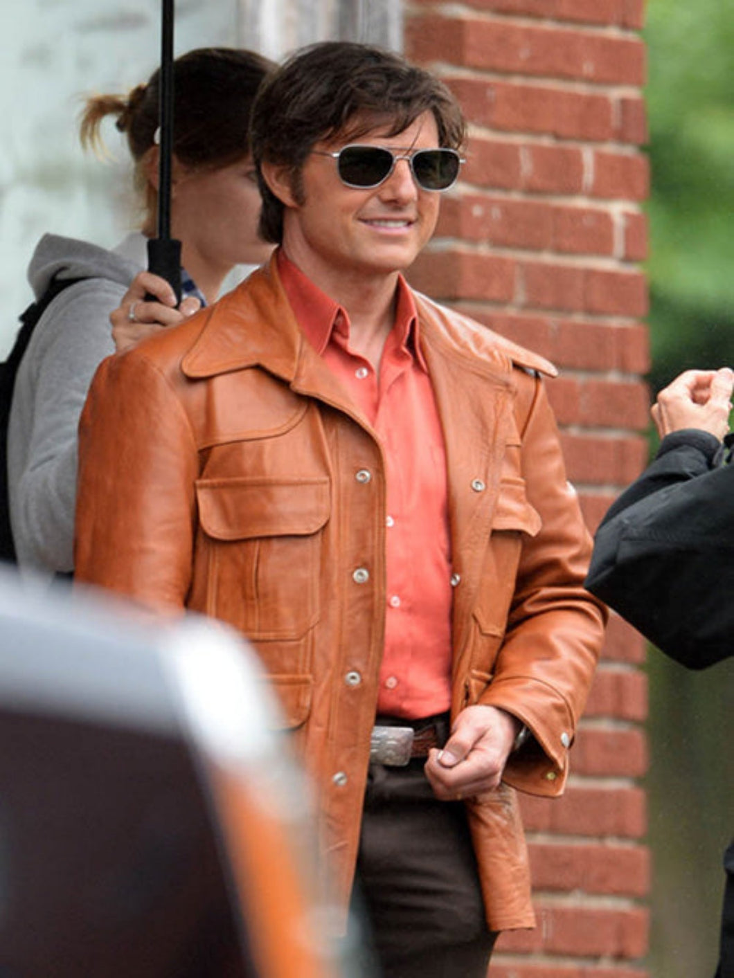 Tom Cruise American Made Brown Jacket