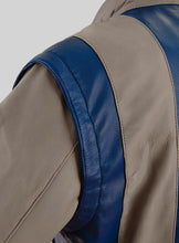 Load image into Gallery viewer, Tye Sheridan X-Men Striped Leather Jacket
