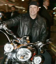 Load image into Gallery viewer, John Travolta Wild Hogs Black Leather Jacket
