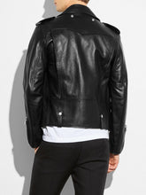 Load image into Gallery viewer, Men Black Motorcycle Jacket – Boneshia
