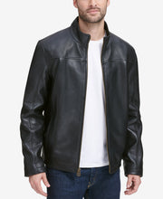 Load image into Gallery viewer, Brown Biker Mens Leather Jacket
