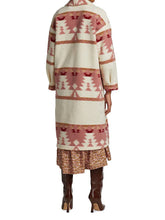 Load image into Gallery viewer, Yellowstone S05 Kelly Reilly Pink Printed Wool Coat
