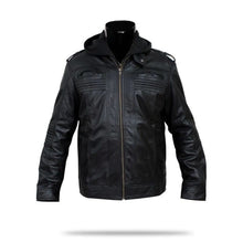 Load image into Gallery viewer, Men&#39;s Stylish Black Leather Jacket
