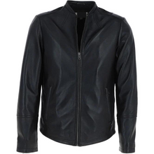 Load image into Gallery viewer, Men&#39;s Cafe Racer Real Leather Jacket
