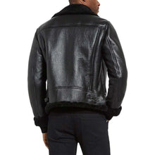 Load image into Gallery viewer, Men&#39;s Genuine Leather Shearling Jacket
