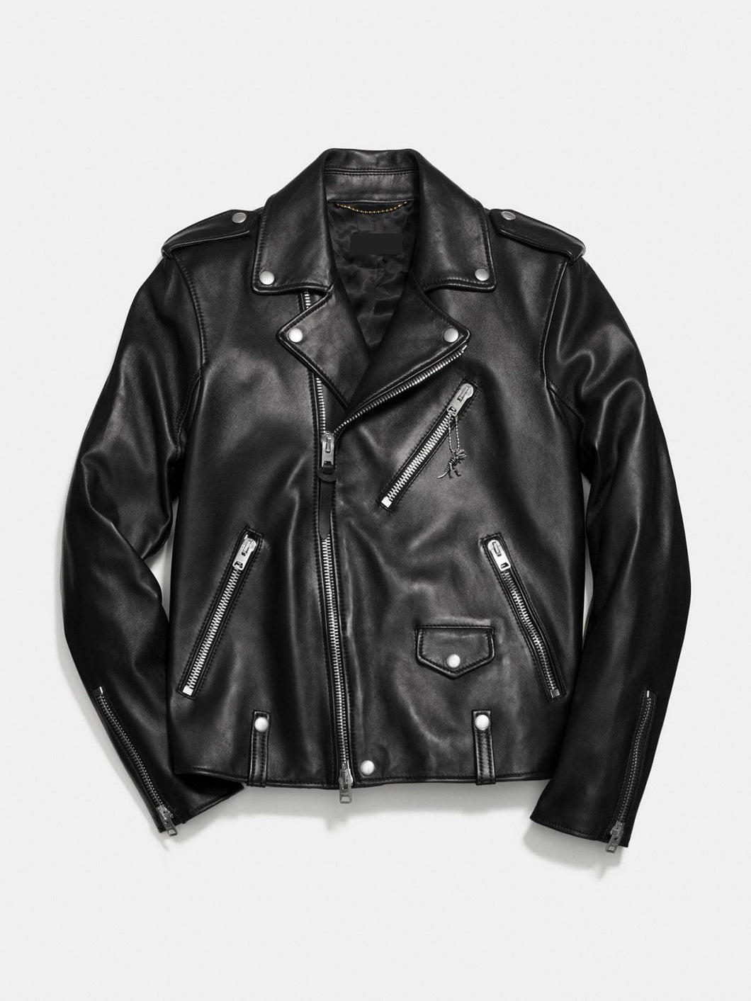 Men Black Motorcycle Jacket – Boneshia