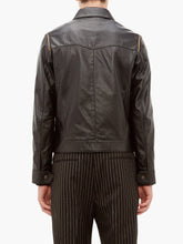 Load image into Gallery viewer, Men Traditional Black Leather Jacket – Boneshia
