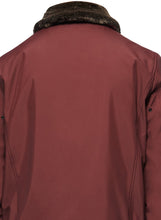 Load image into Gallery viewer, Maroon Aviator Polyester Jacket – Boneshia

