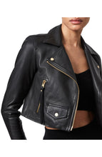 Load image into Gallery viewer, Womens Elora Real Leather Jacket
