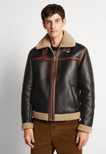 Load image into Gallery viewer, Suave Dark Brown Faux Leather Jacket
