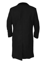 Load image into Gallery viewer, New Mens Black Wool &amp; Cashmere Long Coat - Boneshia
