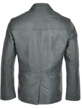Load image into Gallery viewer, Men&#39;s Two Button Real Leather Blazer Coat
