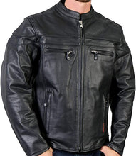 Load image into Gallery viewer, Men&#39;s Hot Black Leather Jacket
