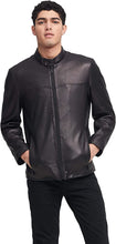 Load image into Gallery viewer, Men&#39;s Modern Leather Racer Jacket
