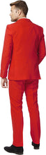 Load image into Gallery viewer, Mens Slim Fit Red Two Piece Party Suit
