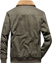 Load image into Gallery viewer, Men&#39;s Bomber Fur Fleece &amp; Collar Retro Military Jackets
