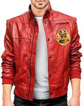 Load image into Gallery viewer, Mens Karate Kid Johnny Lawrence Cobra Kai Leather Jacket
