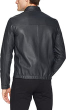 Load image into Gallery viewer, Mens Black Biker Leather Black Jacket– Boneshia

