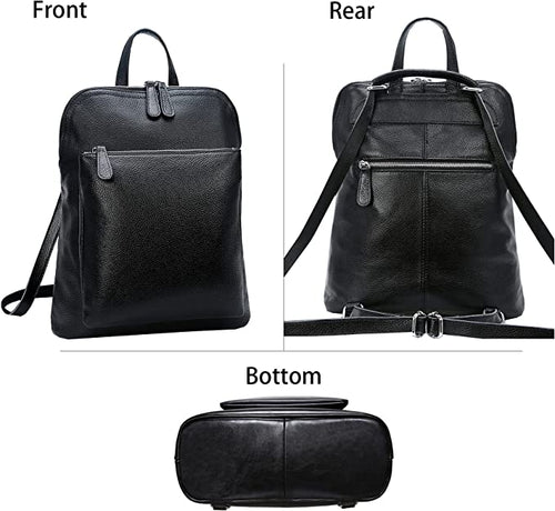 Women Casual Leather Backpack