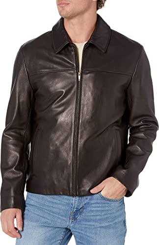 Cole Haan Mens Real Leather Jacket - Boneshia