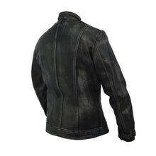 Load image into Gallery viewer, Dishonored 2 Robin Lord Taylor Distressed Black Gaming Leather Jacket
