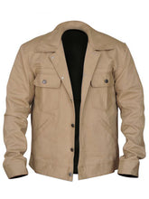 Load image into Gallery viewer, Bradley Cooper Starlit Khaki Men’s Cotton Prime Jacket

