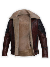 Load image into Gallery viewer, Men B3 Bomber Aviator Shearling Jacket
