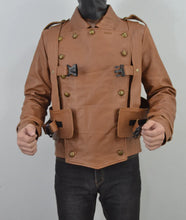 Load image into Gallery viewer, The Rocketeer Billy Campbell Brown Leather Jacket
