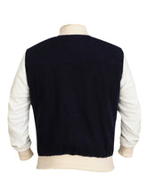 Load image into Gallery viewer, Men&#39;s Shway Blue White Varsity Jacket

