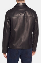 Load image into Gallery viewer, Mens Black Dashing Leather Biker Jacket
