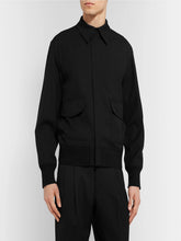 Load image into Gallery viewer, Men Black Twill Wool Jacket
