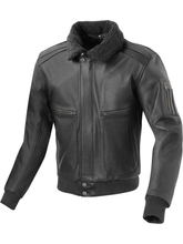 Load image into Gallery viewer, Bogotto Aviator Motorcycle Leather Jacket
