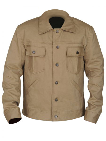 Bradley Cooper Starlit Khaki Men’s Cotton Prime Jacket