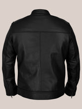 Load image into Gallery viewer, Classical Black Leather Jacket for Men
