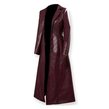 Load image into Gallery viewer, Dark Phoenix Jean Maroon Leather Coat
