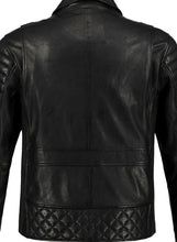 Load image into Gallery viewer, Mens Real Leather Biker Black Jacket – Boneshia
