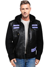 Load image into Gallery viewer, Sons of Anarchy Hooded Leather Jacket
