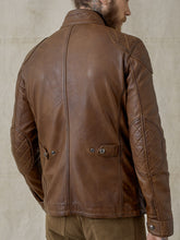 Load image into Gallery viewer, Men&#39;s Fieldbrook 2.0 Brown Leather Jacket
