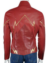 Load image into Gallery viewer, Flash Barry Allen Faux Leather Jacket – Boneshia

