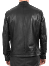 Load image into Gallery viewer, Italian Black Slim fit Men leather jacket
